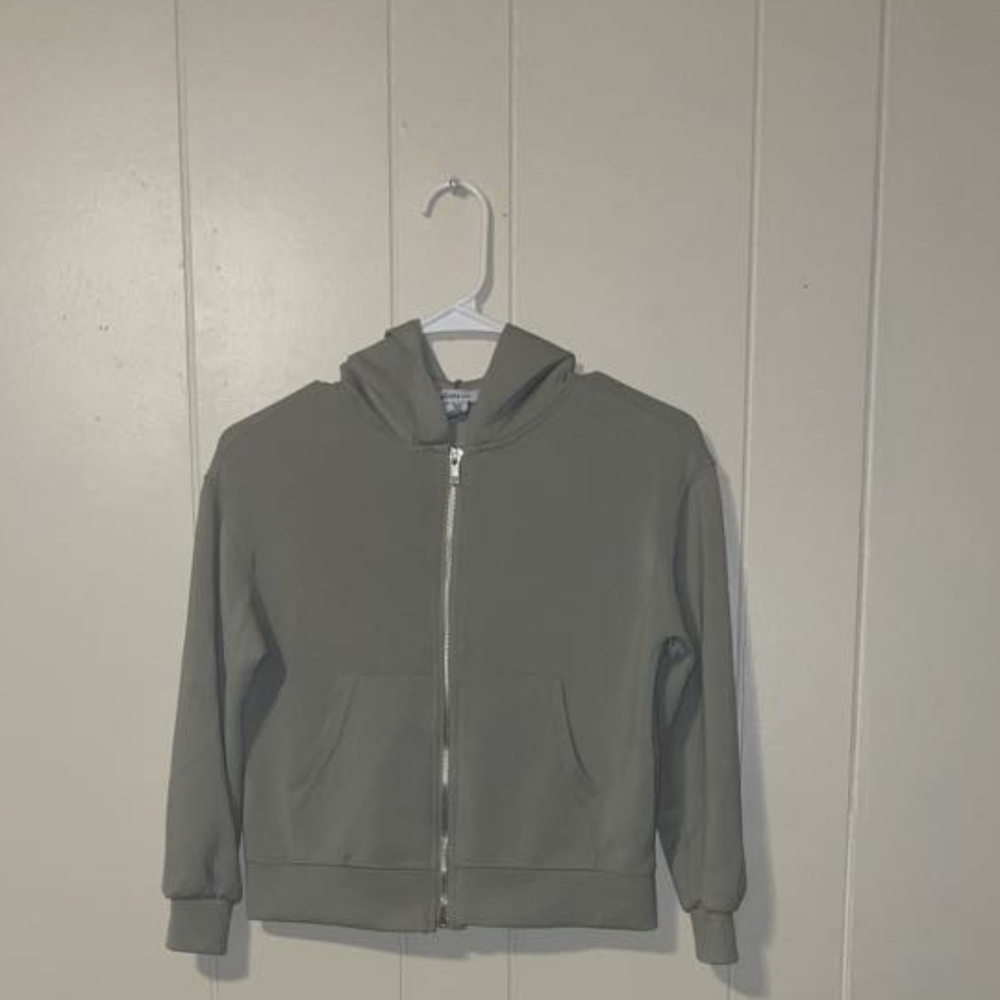 Olivia Sky Kids Gray Hoodie Jacket